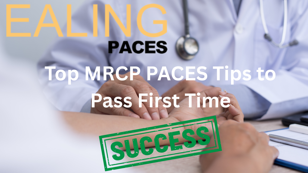 Doctor preparing for MRCP PACES exam – Ealing PACES course with 1:1 coaching